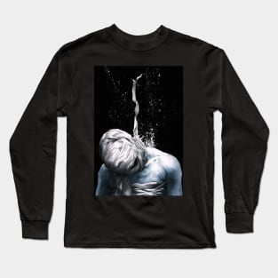 Launch//002> Black Ocean Burial Long Sleeve T-Shirt